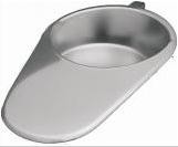 Cuña urinaria en acero inoxidable